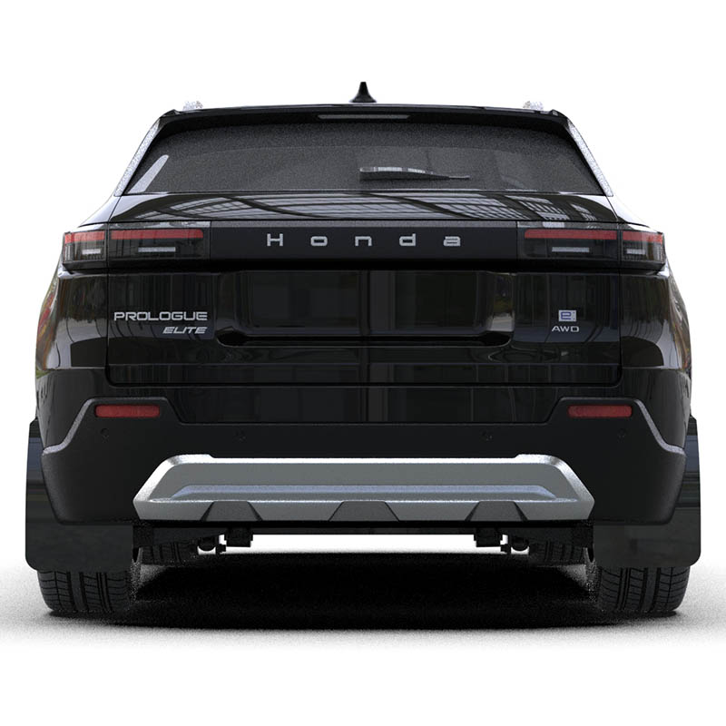 RallyArmor | Black UR Mud Flap Metallic Black Logo - Prologue 2024-2025