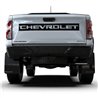 RallyArmor | Black UR Mud Flap White Logo - Colorado ZR2 2023-2025