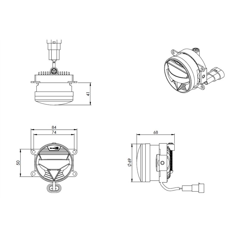 Morimoto | XB LED Fogs: Type U (Set)