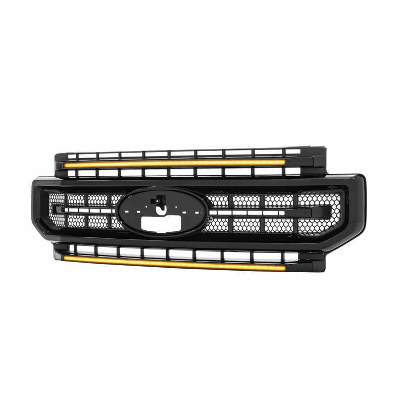 Morimoto | XBG LED Grille (Black / Amber DRL) - F-250 / F-350 Super Duty 2020-2022