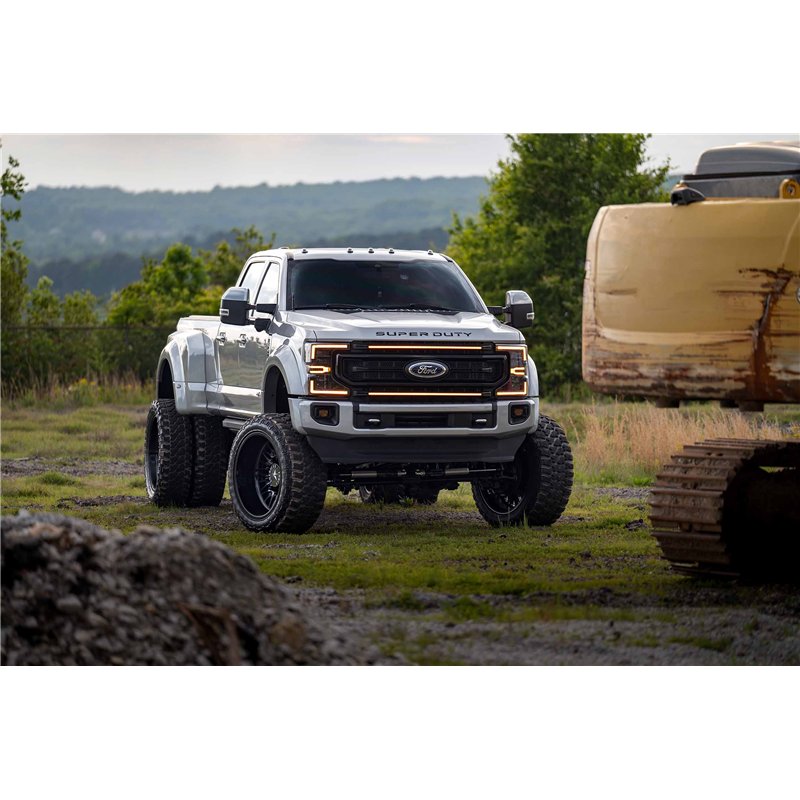Morimoto | XBG LED Grille (Black / Amber DRL) - F-250 / F-350 Super Duty 2020-2022