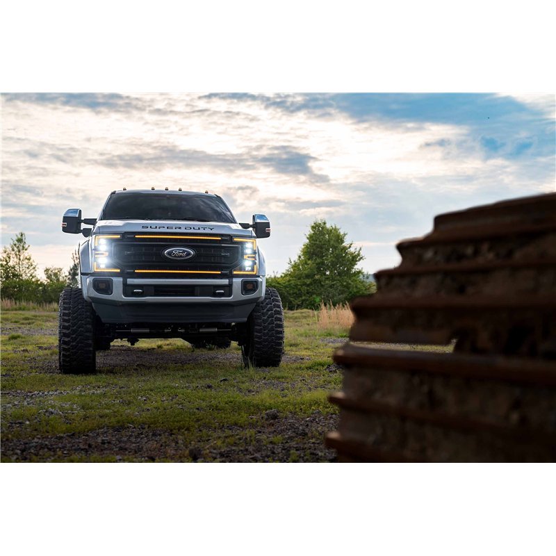 Morimoto | XBG LED Grille (Black / Amber DRL) - F-250 / F-350 Super Duty 2020-2022