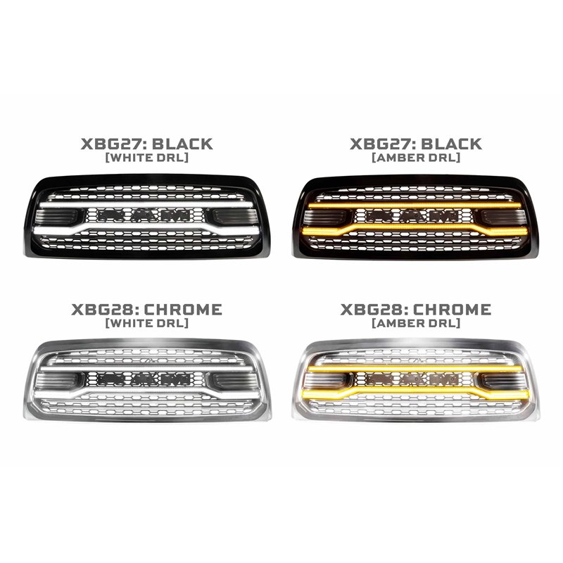 Morimoto | XBG LED Grille (Black) - Ram 2500 / 3500 2013-2018 (Not Rebel)