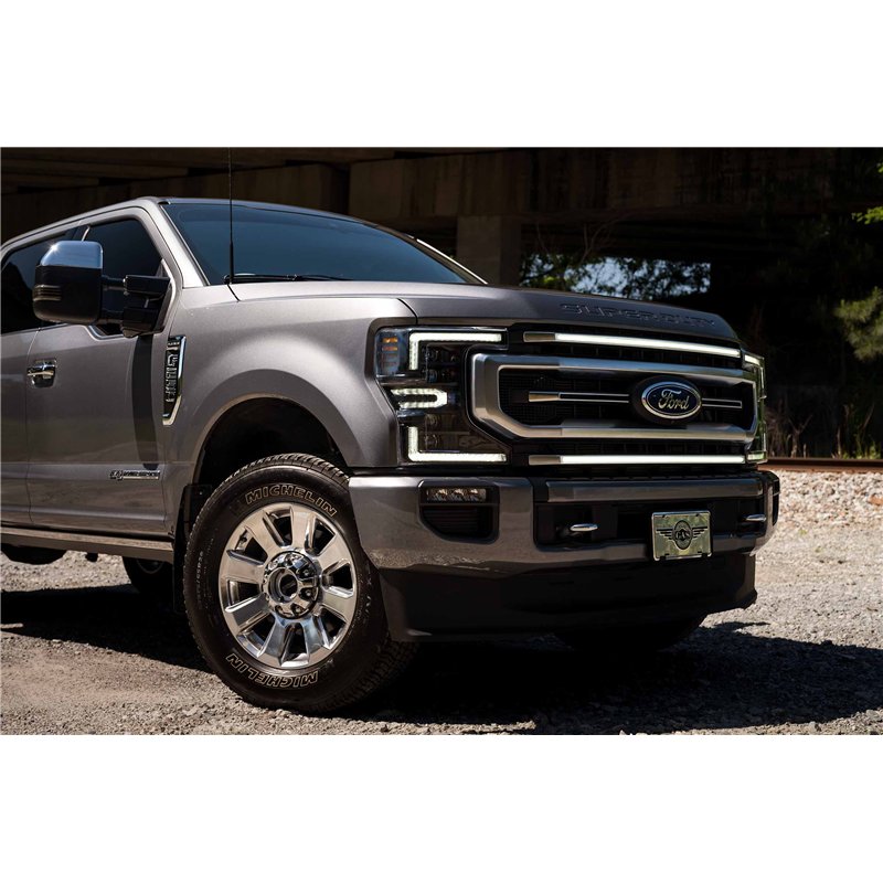 Morimoto | XBG LED DRL Grille Inserts (White DRL / Set) - F-250 / F-350 Super Duty Platinum 2020-2022