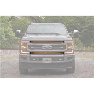 Morimoto | XBG LED DRL Grille Inserts (Amber DRL / Set) - F-250 / F-350 Super Duty Platinum 2020-2022