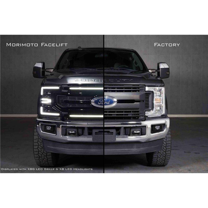 Morimoto | XBG Front End Conversion Kit (17-19 to 20-22) - F-250 / F-350 Super Duty 2017-2019