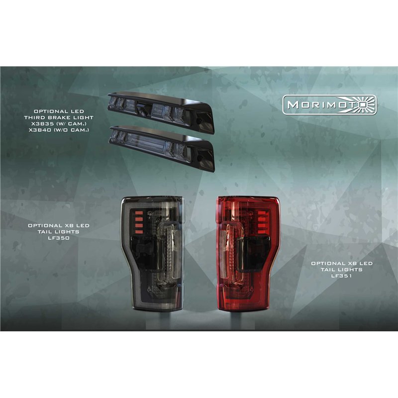 Morimoto | XB LED Headlights (Amber DRL / Set) - F-250 / F-350 Super Duty 2020-2022