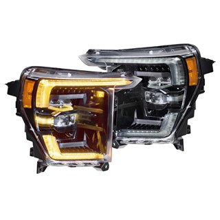 Morimoto | XB LED Headlights (Amber DRL / Set) - F-150 2021-2023 (w/o Dual-LED Projector)