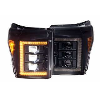 Morimoto | XB LED Headlights (Amber DRL / Set) - F-250 / F-350 Super Duty 2011-2016
