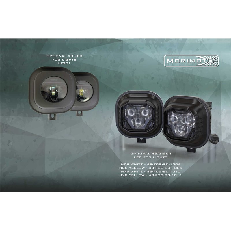 Morimoto | XB LED Headlights (Amber DRL / Set) - F-250 / F-350 Super Duty 2011-2016