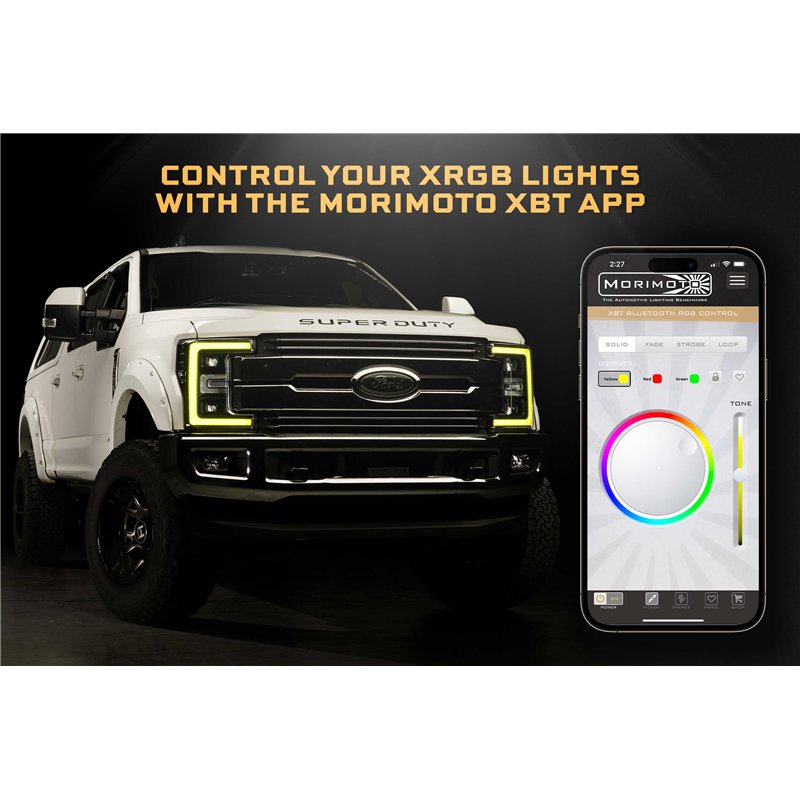 Morimoto | XRGB LED Headlights (Set) - F-250 / F-350 Super Duty 2017-2019