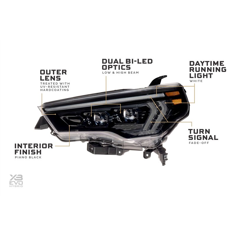 Morimoto | XB Evo Hybrid Headlights (Set) - 4Runner 2014-2024