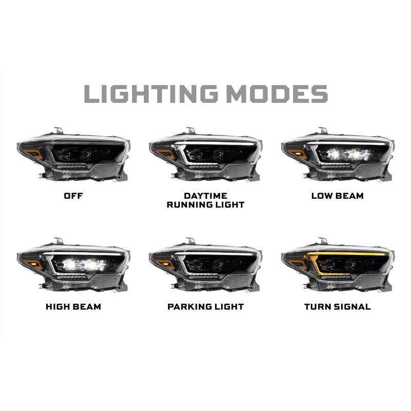 Morimoto | XB Evo Hybrid Headlights (Set) - Tacoma 2016-2023