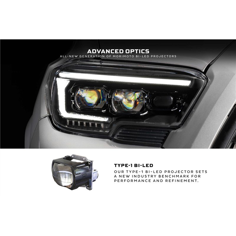 Morimoto | XB Evo Hybrid Headlights (Set) - Tacoma 2016-2023