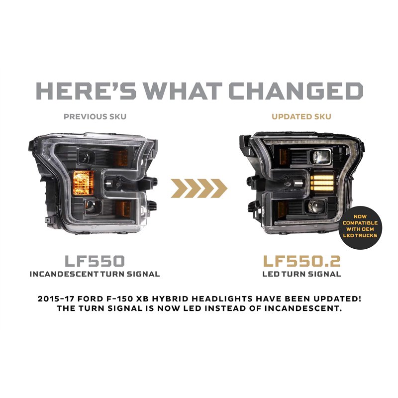 Morimoto | XB Hybrid LED Headlights (Set) - F-150 / Raptor 2015-2020