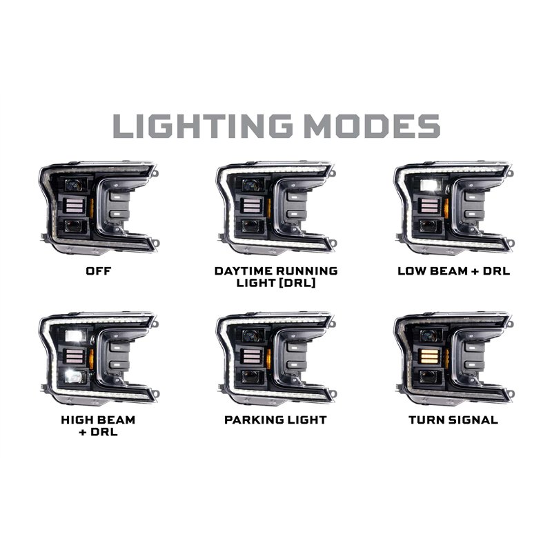 Morimoto | XB Hybrid LED Headlights (Set) - F-150 2018-2020 (Not Raptor)