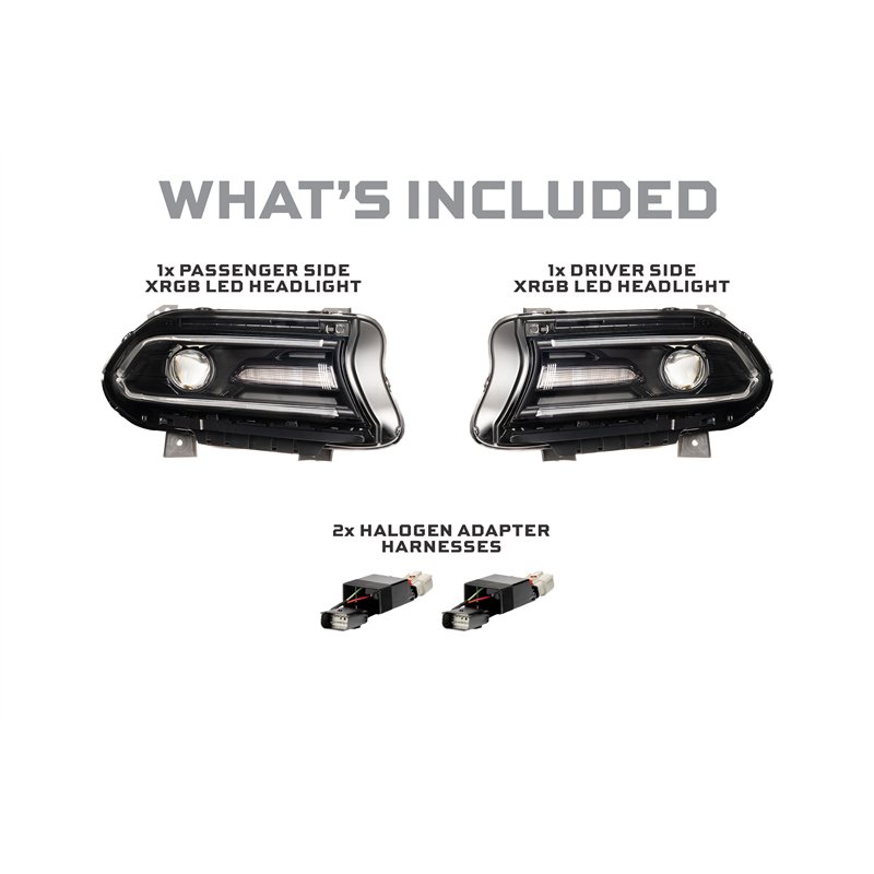 Morimoto | XRGB LED Headlights (Set) - Charger 2015-2023