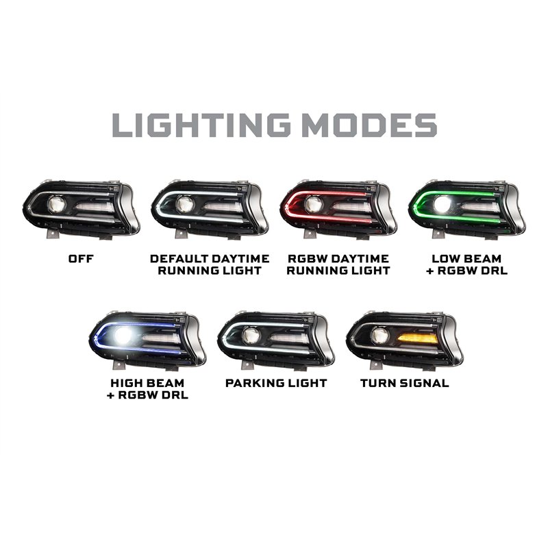Morimoto | XRGB LED Headlights (Set) - Charger 2015-2023