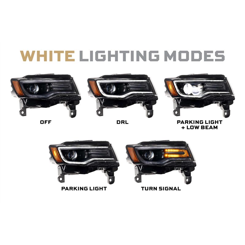 Morimoto | XB LED Headlights (Set) - Grand Cherokee WK2 2014-2022