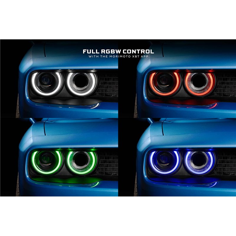 Morimoto | XRGB LED Headlights (RGB / Set) - Challenger 2015-2023
