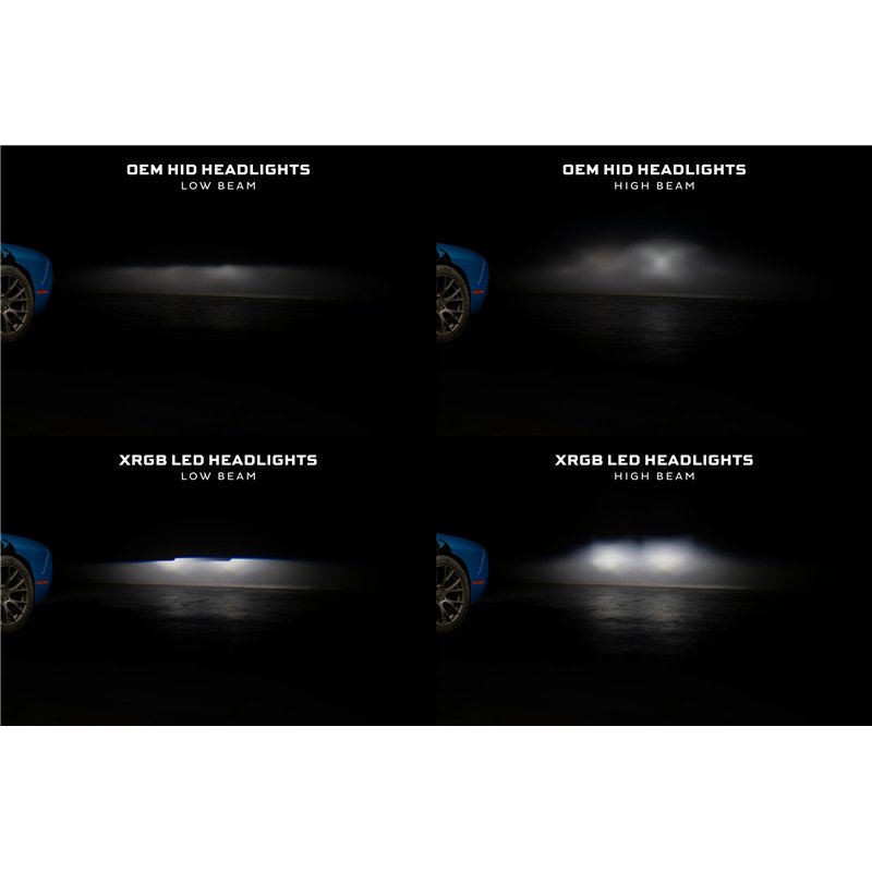 Morimoto | XRGB LED Headlights (RGB / Set) - Challenger 2015-2023