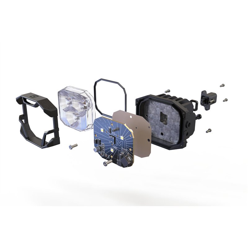 Morimoto | 4Banger 2.0 NCS LED Pods (SAE Wide / White / Set)
