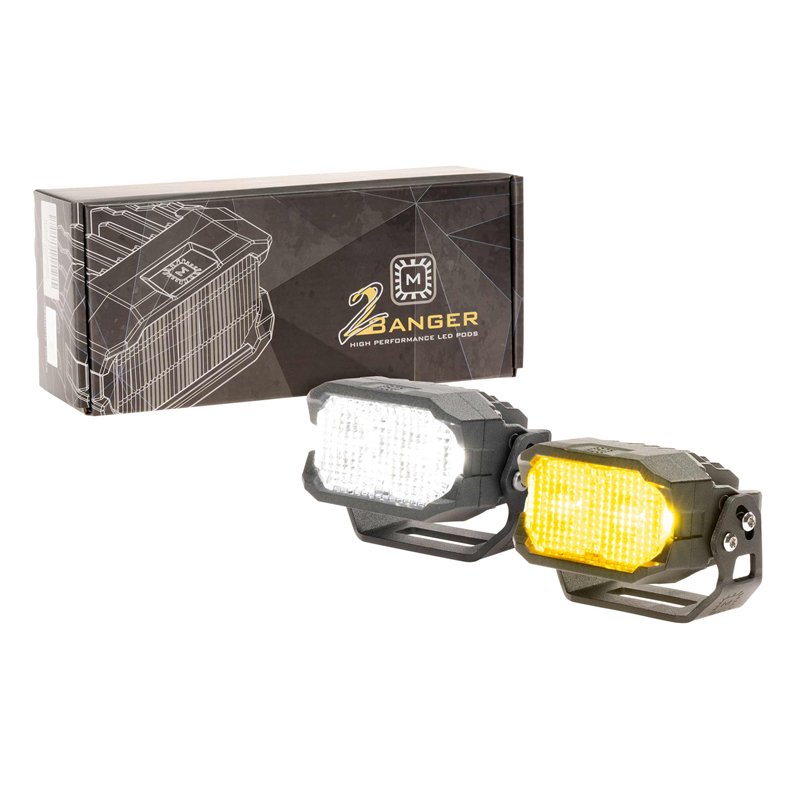 Morimoto | 2Banger NCS LED Pods (Flood / White / Set)