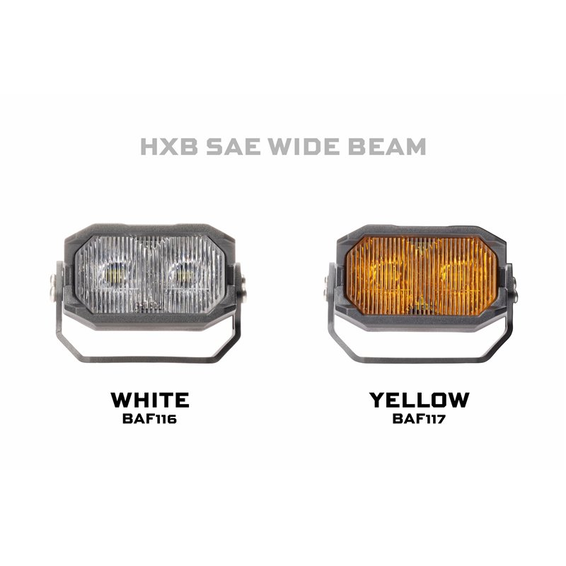 Morimoto | 2Banger NCS LED Pods (SAE Wide / White / Set)