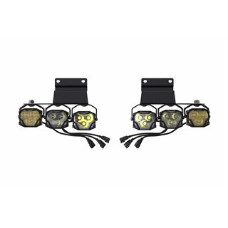 Morimoto | 4Banger Fog Brackets: Type Raptor Triple (10-14 / Set)