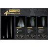 Morimoto | 4Banger Fog Brackets: Type Raptor Triple (10-14 / Set)