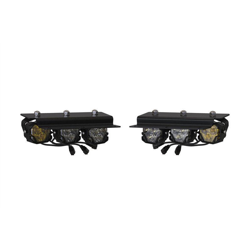 Morimoto | 4Banger Triple Fog Kit: Bronco (21+ / Brackets only / Set)