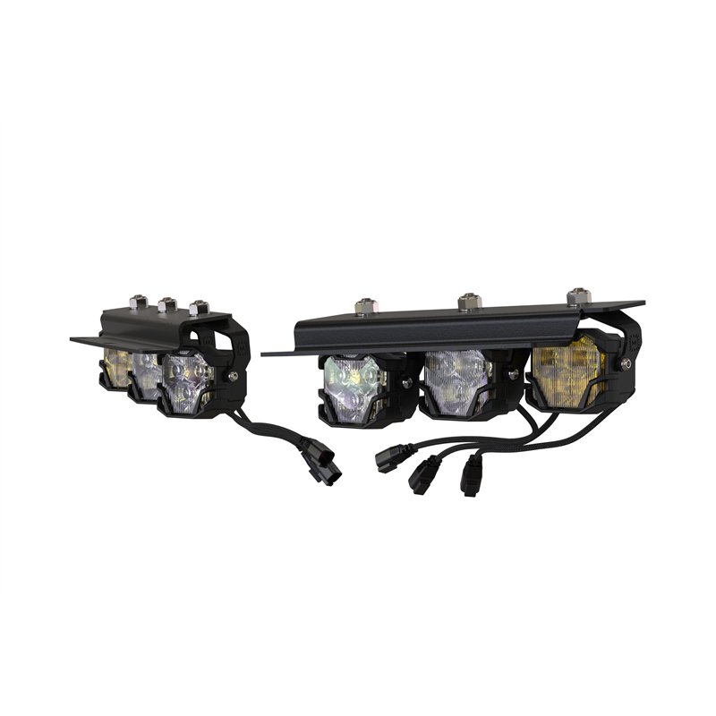 Morimoto | 4Banger Triple Fog Kit: Bronco (21+ / Brackets only / Set)