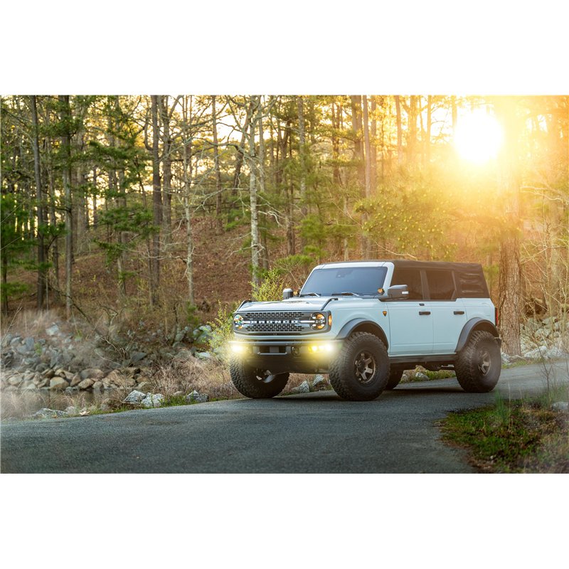 Morimoto | 4Banger Triple Fog Kit: Bronco (21+ / Brackets only / Set)