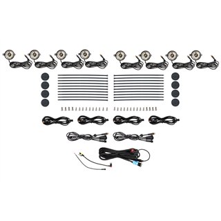 Morimoto | Rock Light Kit: White LED / 8 Pack