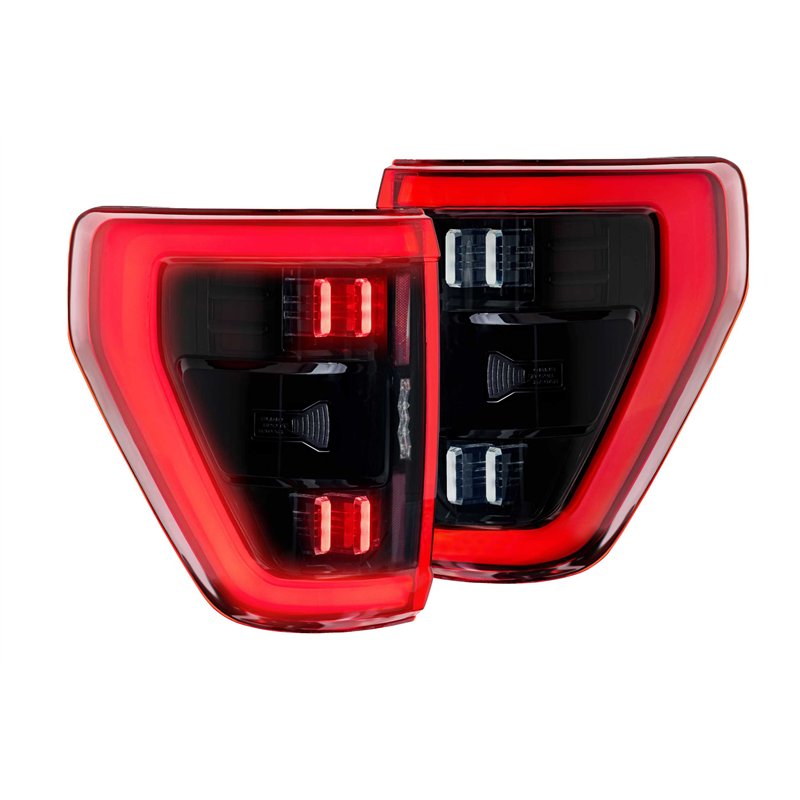 Morimoto | XB LED Tail Lights (Red Lens / Set) - F-150 2021-2023 (w/o Onboard Scales)