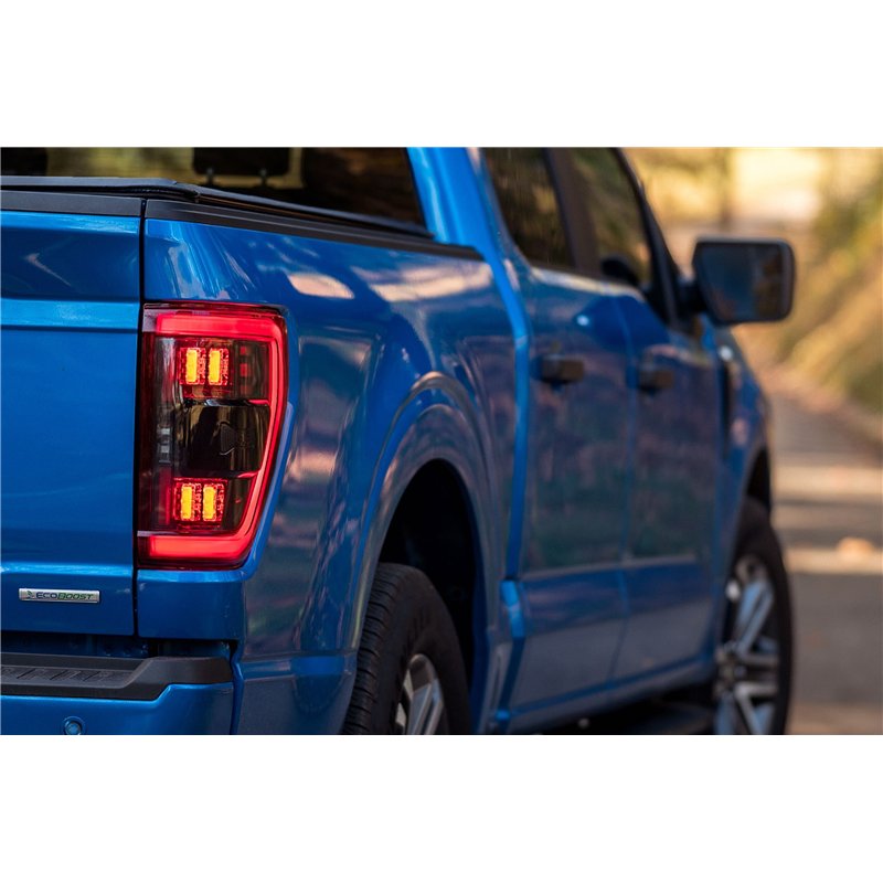 Morimoto | XB LED Tail Lights (Red Lens / Set) - F-150 2021-2023 (w/o Onboard Scales)