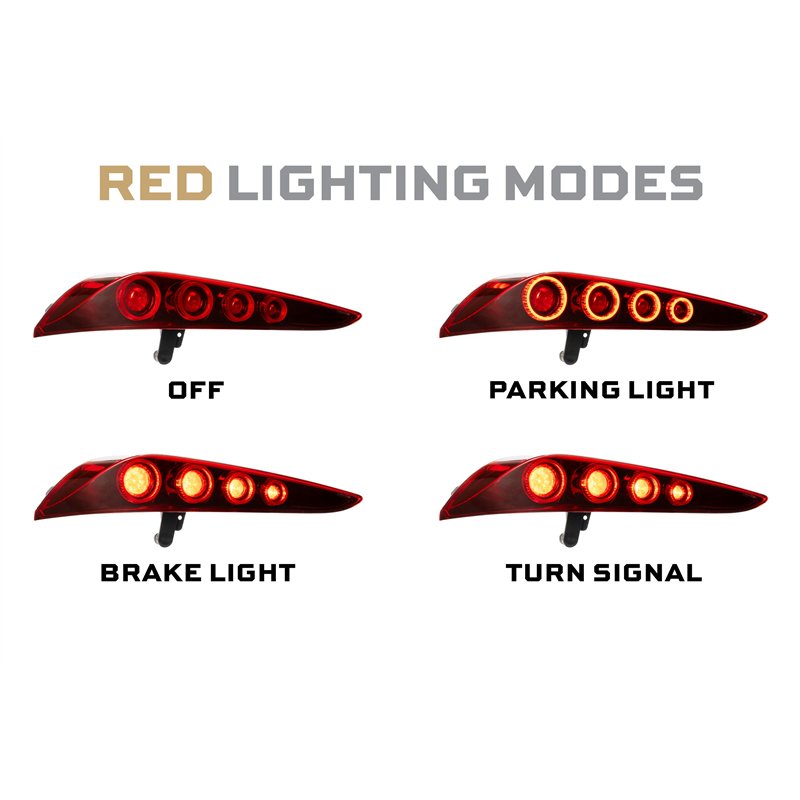 Morimoto | XB LED Tail Lights (Red Lens / Set) - GR Supra 2020-2026