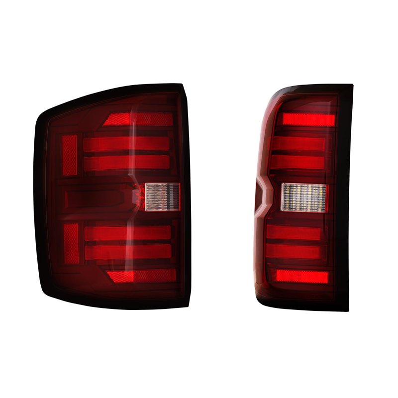 Morimoto | XB LED Tail Lights (Red Lens / Set) - Silverado 1500 / 2500 HD / 3500 HD / Sierra 3500 HD Dually 2014-2019
