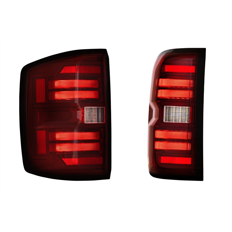 Morimoto | XB LED Tail Lights (Red Lens / Set) - Silverado 1500 / 2500 HD / 3500 HD / Sierra 3500 HD Dually 2014-2019