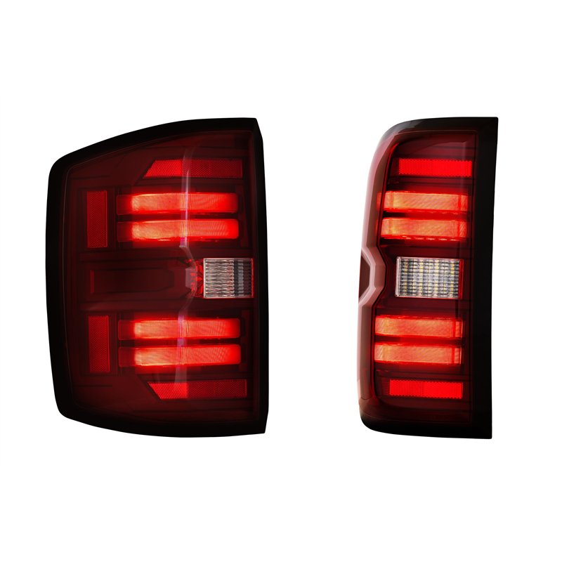 Morimoto | XB LED Tail Lights (Red Lens / Set) - Silverado 1500 / 2500 HD / 3500 HD / Sierra 3500 HD Dually 2014-2019