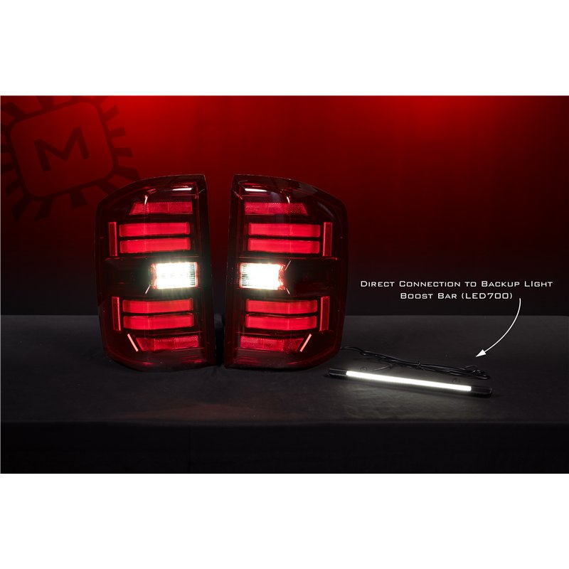 Morimoto | XB LED Tail Lights (Red Lens / Set) - Silverado 1500 / 2500 HD / 3500 HD / Sierra 3500 HD Dually 2014-2019