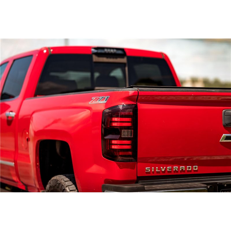 Morimoto | XB LED Tail Lights (Red Lens / Set) - Silverado 1500 / 2500 HD / 3500 HD / Sierra 3500 HD Dually 2014-2019