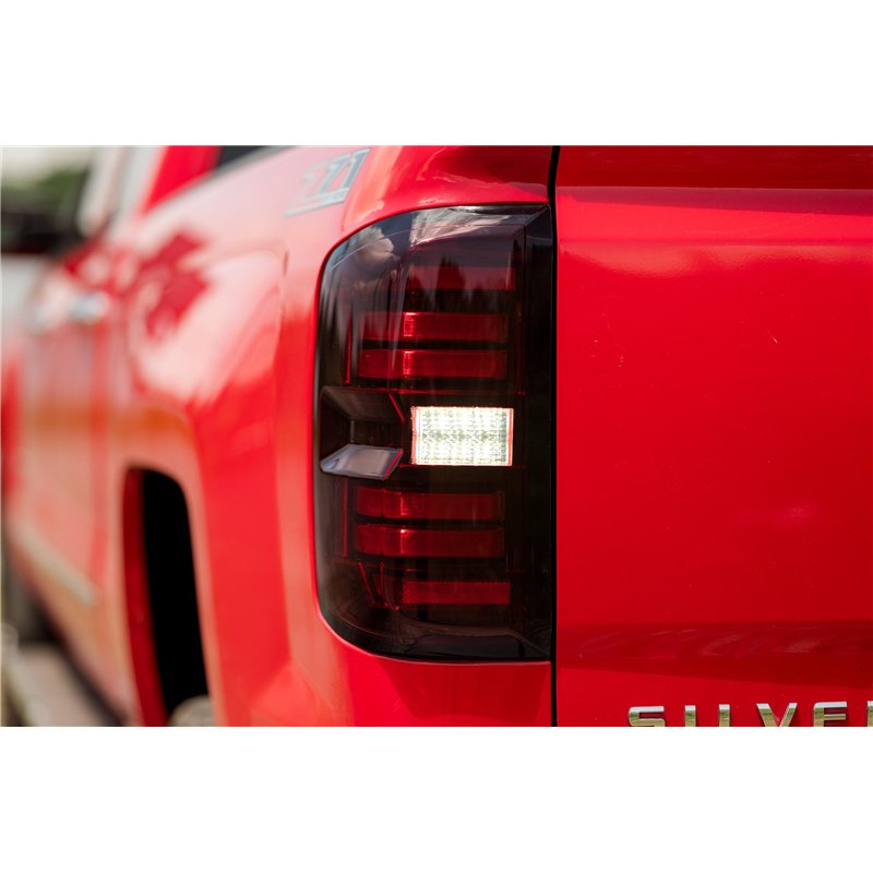 Morimoto | XB LED Tail Lights (Red Lens / Set) - Silverado 1500 / 2500 HD / 3500 HD / Sierra 3500 HD Dually 2014-2019