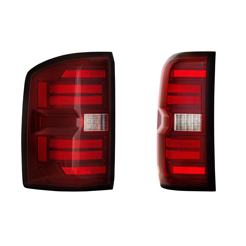 Morimoto | XB LED Tail Lights (Red Lens / Set) - Sierra 1500 / 2500 HD / 3500 HD 2014-2019