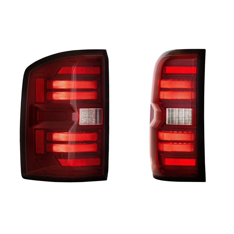 Morimoto | XB LED Tail Lights (Red Lens / Set) - Sierra 1500 / 2500 HD / 3500 HD 2014-2019