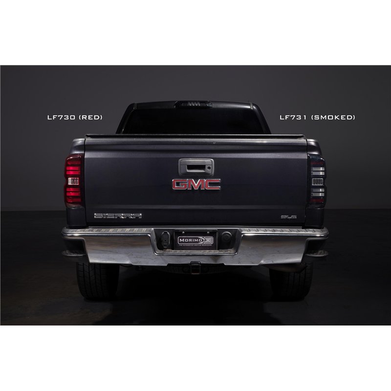 Morimoto | XB LED Tail Lights (Red Lens / Set) - Sierra 1500 / 2500 HD / 3500 HD 2014-2019