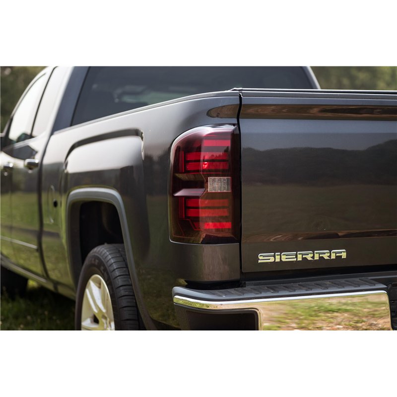 Morimoto | XB LED Tail Lights (Red Lens / Set) - Sierra 1500 / 2500 HD / 3500 HD 2014-2019