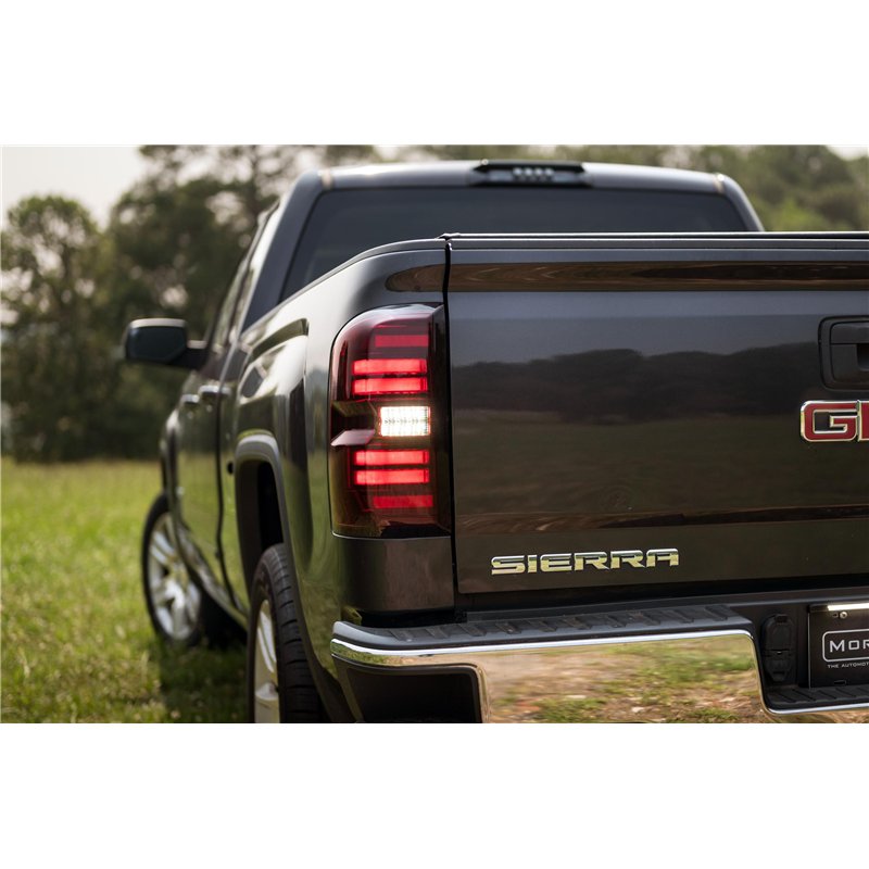 Morimoto | XB LED Tail Lights (Red Lens / Set) - Sierra 1500 / 2500 HD / 3500 HD 2014-2019