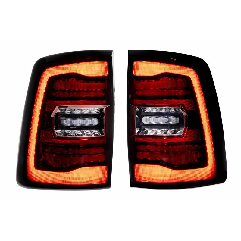 Morimoto | XB LED Tail Lights (Red Lens / Set) - Ram 2500 / 3500 2019-2024 (w/o Blind Spot Monitoring)