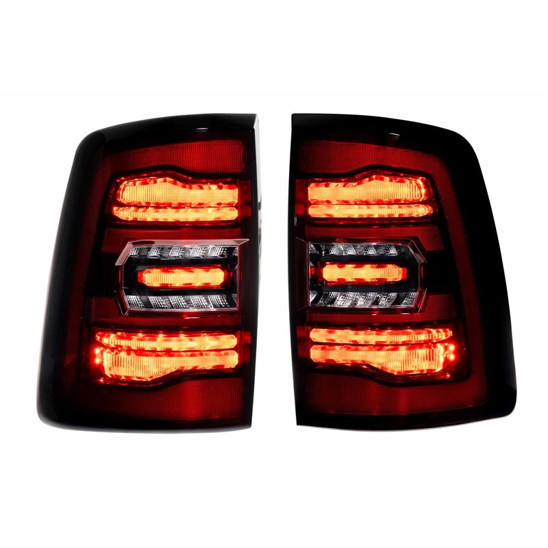 Morimoto | XB LED Tail Lights (Red Lens / Set) - Ram 2500 / 3500 2019-2024 (w/o Blind Spot Monitoring)